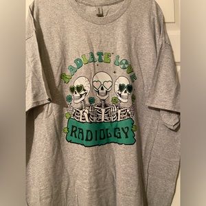 New never worn St Patrick’s day radiology tshirt. Size 3x